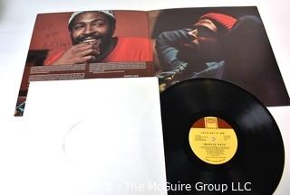 Vintage Autographed LP Vinyl Record Marvin Gaye, Lets Get It On