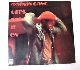 Vintage Autographed LP Vinyl Record Marvin Gaye, Lets Get It On