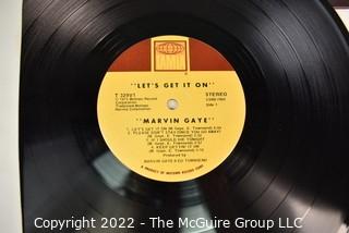 Vintage Autographed LP Vinyl Record Marvin Gaye, Lets Get It On