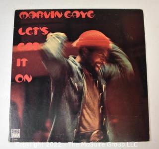 Vintage Autographed LP Vinyl Record Marvin Gaye, Lets Get It On