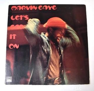 Vintage Autographed LP Vinyl Record Marvin Gaye, Lets Get It On