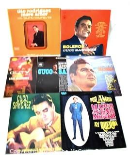 Collection of Vintage LP 33  RPM Vinyl Records  - Latin Music