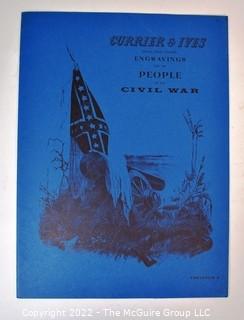 Currier & Ives For The People of The Civil War Hand Colored Engraving Portfolio #2 Set of 6 Prints