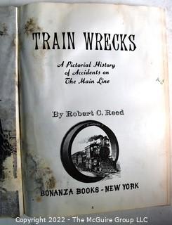 Four (4) Books on Trains Including Train Wrecks