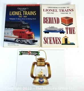 Group of Books About Lionel Toy Trains.