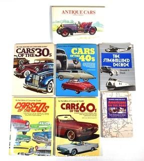 Seven (7) Books About Cars