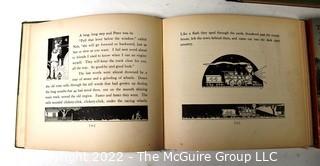 Group of Books About Trains Including Cowbells and Clover, The Vagabond Engine, Railways Photographed in Color, The Wonderful Locomotive and The Big Red Train Ride.