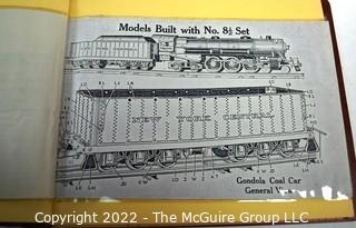 Group of Books Including Principles of Rail Transportation and Gilbert Model Instructions for Train Engine and Gondola Coal Car.