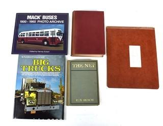 Group of Books Including Principles of Rail Transportation and Gilbert Model Instructions for Train Engine and Gondola Coal Car.