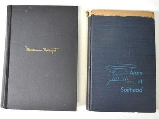 Two books (First printings): A Valley of Decision by Davenport, and Atom at Spithead by Divine