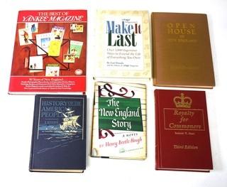 Six (6) Books Including Open House in New England