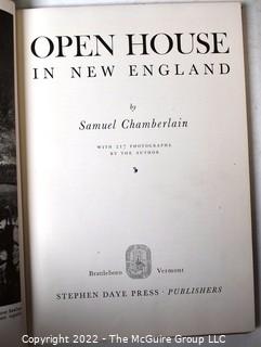 Six (6) Books Including Open House in New England