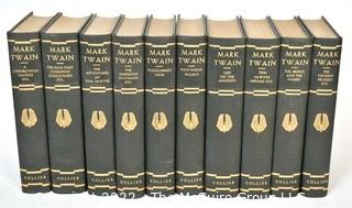 Ten (10) Volume Set of Mark Twain Collier Collection, 1917
