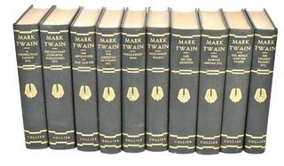 Ten (10) Volume Set of Mark Twain Collier Collection, 1917
