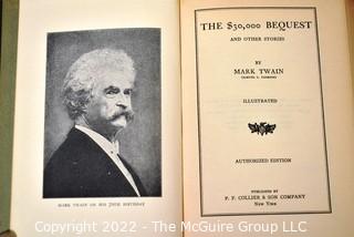 Ten (10) Volume Set of Mark Twain Collier Collection, 1917
