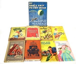 Nine (9) Vintage Children's Books.
