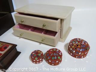 Collection of keepsake boxes 