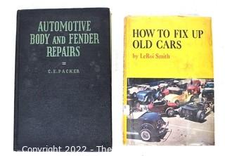 Two (2) Vintage Books on Automobile Repair