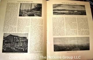 Seven (7) Vintage Books with Photos About the Construction and History of The Panama Canal. 