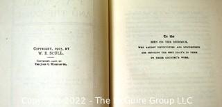 Seven (7) Vintage Books with Photos About the Construction and History of The Panama Canal. 