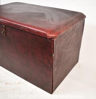 Vinyl Covered Wooden Storage Box