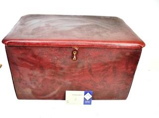 Vinyl Covered Wooden Storage Box