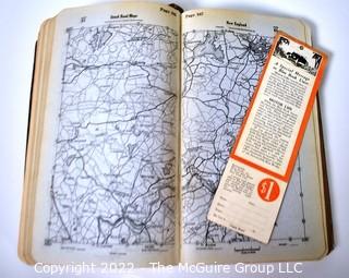 1922 Kelly Automobile Blue Book Road Guide with Maps