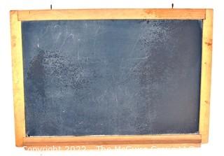 23 x 31" Double Sided Real Slate School Board 