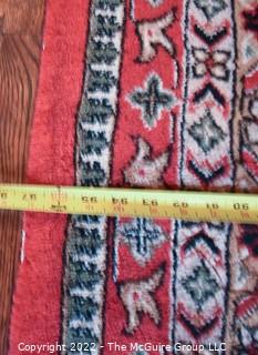 Red Wool Hand Knotted Rug  8'2" x 11'10"