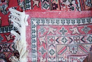 Red Wool Hand Knotted Rug  8'2" x 11'10"