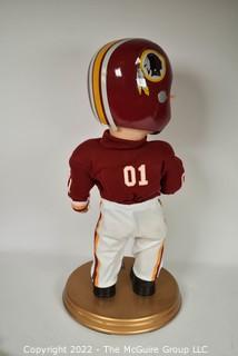 NFL Washington Redskins, Rockin Randall Battery Operated Dancing Doll Toy.  Untested