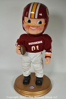 NFL Washington Redskins, Rockin Randall Battery Operated Dancing Doll Toy.  Untested