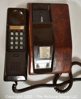 Vintage Northern Telecom Leather Look Contempra Digifone Telephone Phone 