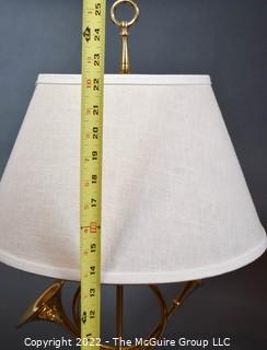 Brass Hunting Horn Lamp