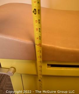 Vintage Yellow UMF United Metal Fabricators Doctors Medical Exam Table