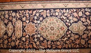 Wool Pile Tree Of Life Design Rug Runner. Made in Iran 12'7" x 2'2"