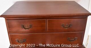 Six (6) Drawer Chest on Chest Made by Cherokee Furniture Company.  34"W x 19"D x 48"T.