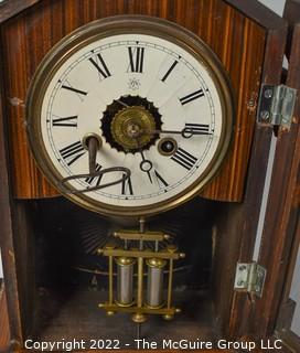 Antique Victorian Junghans German Bracket Mantle Clock