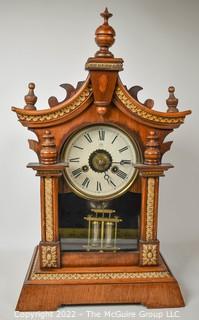 Antique Victorian Junghans German Bracket Mantle Clock