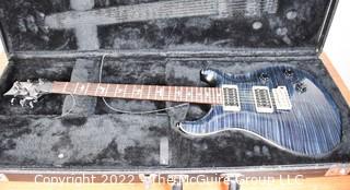 NEW PHOTOS ADDED at 5:34pm ET 8-31-22 Blue Paul Reed Smith SE Series Electric Guitar in Case. 