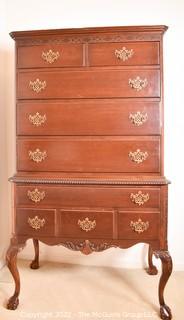 Northern Furniture Co., Sheboygan, WI Neoclassical Mahogany Chest of Drawers 