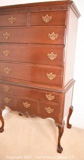 Northern Furniture Co., Sheboygan, WI Neoclassical Mahogany Chest of Drawers 