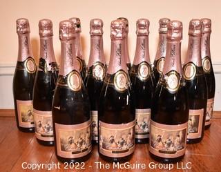 Twelve (12) Bottles of Charles Ellner French Champagne Rosé Brut