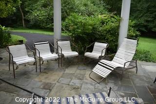 Five (5) Piece Set of Outdoor Furniture. 