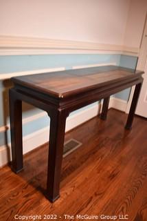 Asian Style Console Table. 55"L x 17"W.