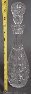 Clear Crystal Liquor Decanter 