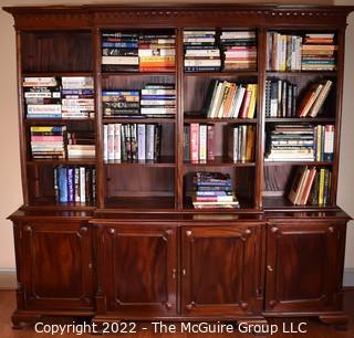 Large Bookshelf Cabinet.  88" wide, 83"tall, 20" deep.