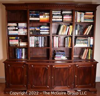 Large Bookshelf Cabinet.  88" wide, 83"tall, 20" deep.