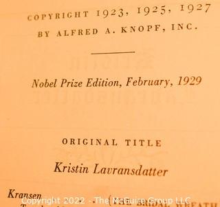 Seven (7) Books Including The Man Who Knew Kennedy, More Stories to Remember, Complete Works of Shakespeare, Dickens Oliver Twist and Kristin Labransdatter. 