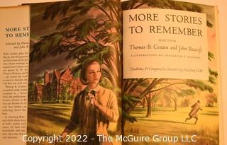 Seven (7) Books Including The Man Who Knew Kennedy, More Stories to Remember, Complete Works of Shakespeare, Dickens Oliver Twist and Kristin Labransdatter. 